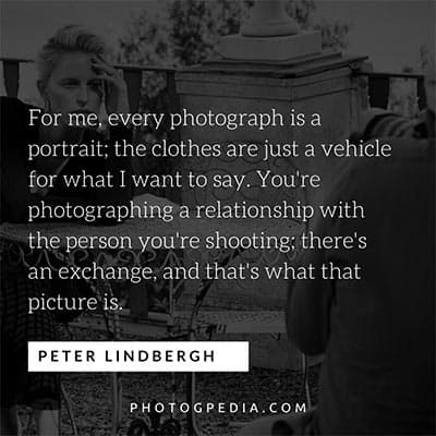 Peter Lindbergh Portrait Quotes