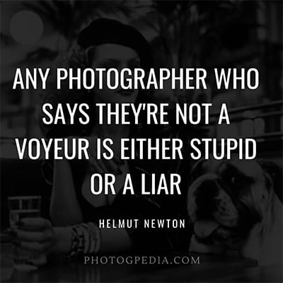 Helmut Newton Quotes Voyuer