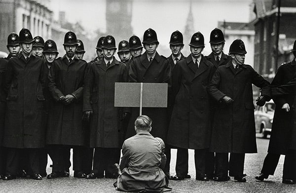 Protestor, London, 1963