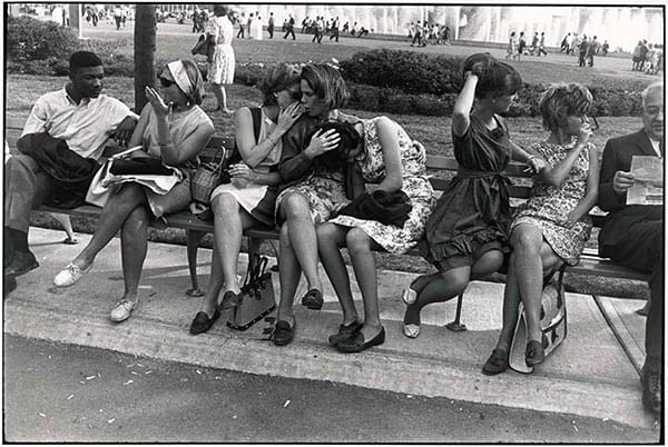 Garry Winogrand, New York, Park Bench