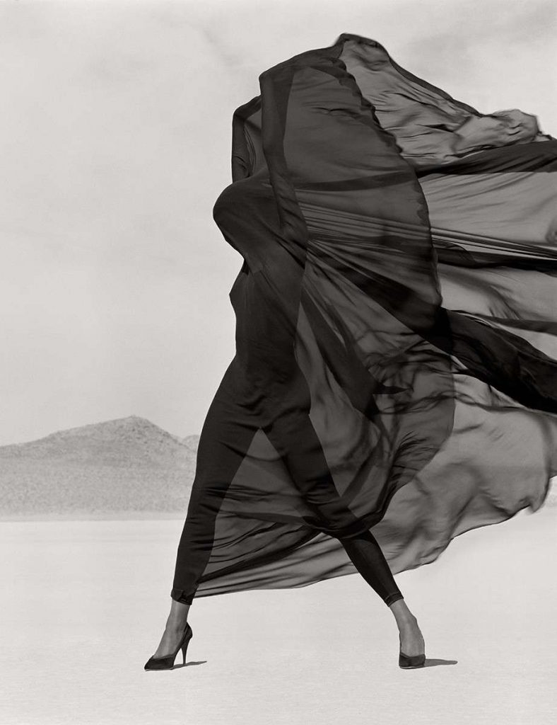 Herb Ritts Versace Veiled Dress