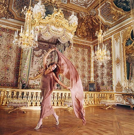 Jerry Hall at Versailles