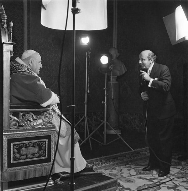 Yousuf Karsh and Pope