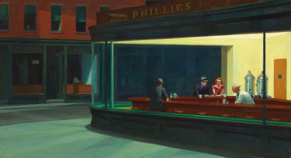 Nighthawks by Edward Hopper, Art Quotes