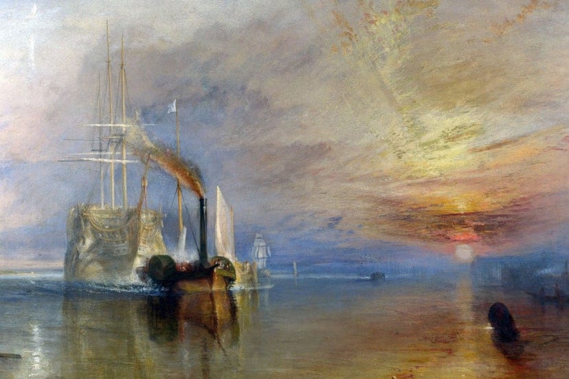 The Fighting Temeraire by JMW Turner