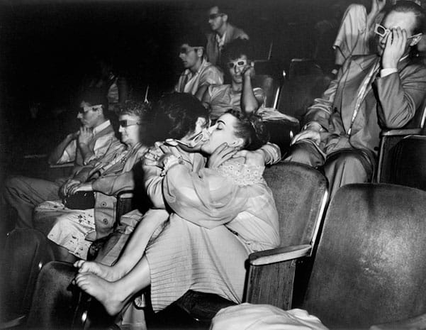 Weegee, Lovers at Theatre