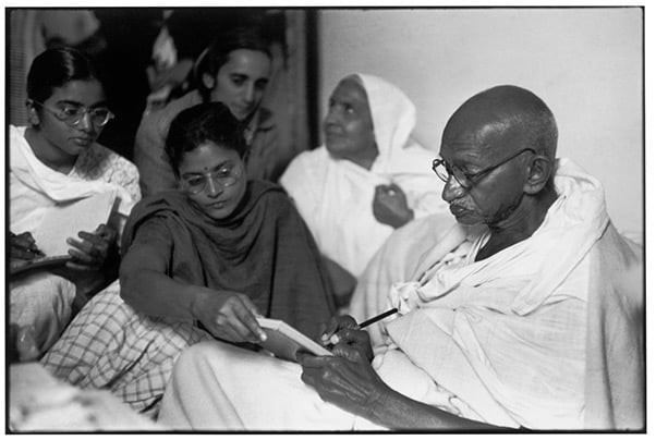Henri Cartier-Bresson, Gandhi