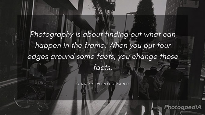 Garry Winogrand Quotes 1