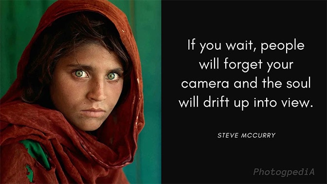 McCurry Quotes, Afghan Girl