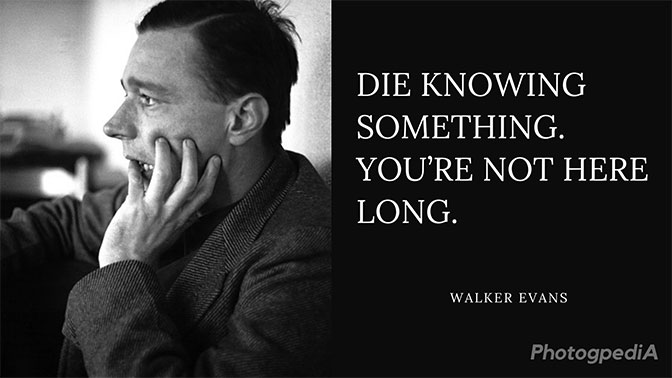 Walker Evans Quotes 2