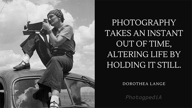 Dorothea Lange Quotes 1