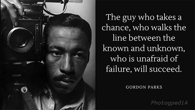 gordon parks camera equipment