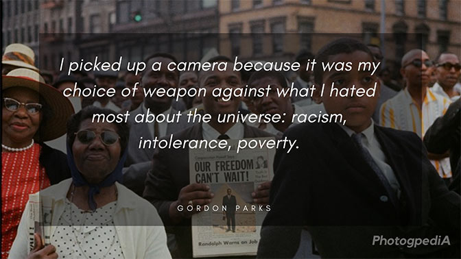 Gordon Parks Quotes, Harlem