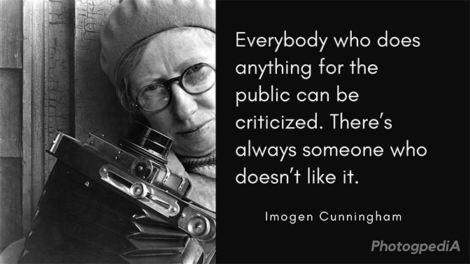 Imogen Cunningham Quotes 1