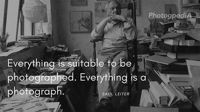 Saul Leiter Quotes 1