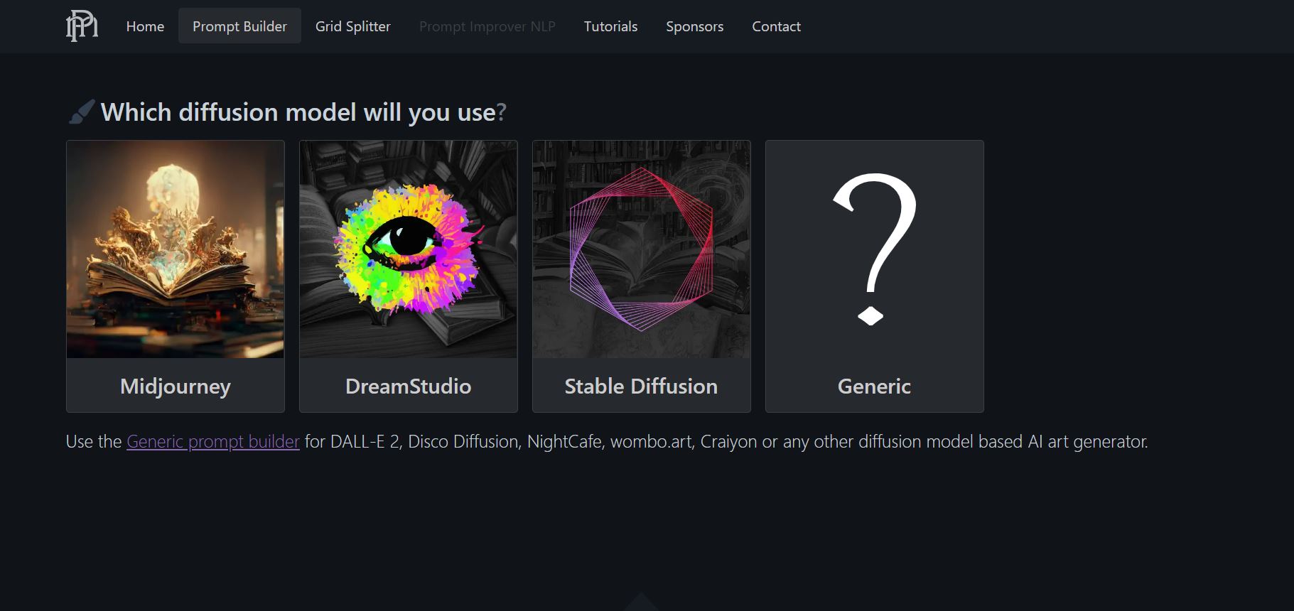 prompt generator for Craiyon, Stable Diffusion, Midjourney